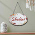 Floral Personalised Wall Hanging - Uncommongifts.in